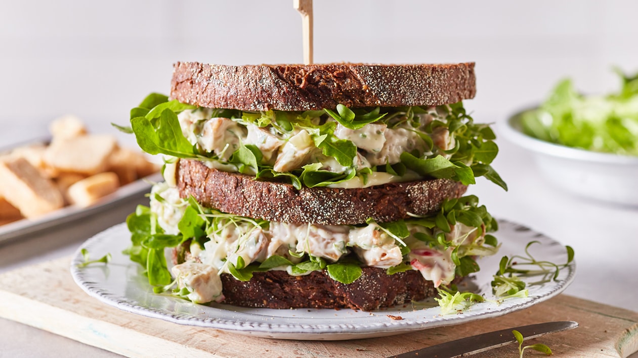 Tartar-Sandwich mit NoChicken Chunks – Rezepte