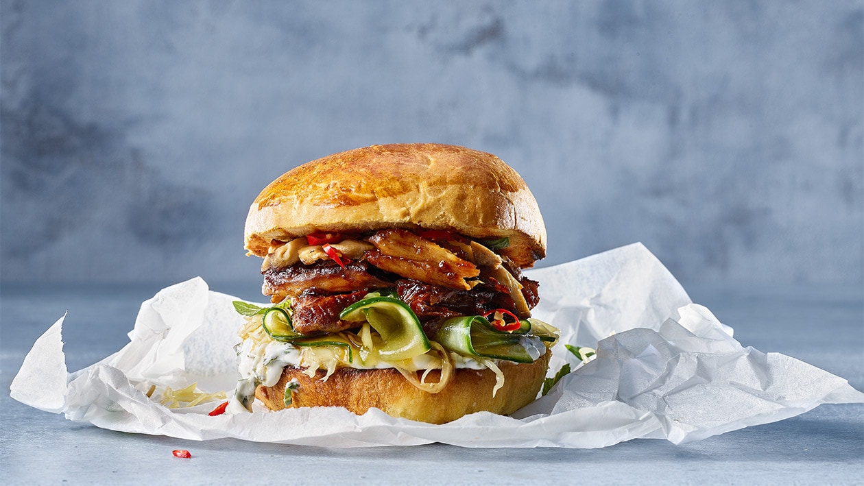 Teriyaki-Soja-Burger mit Ingwer und falschem Kimchi – Rezepte