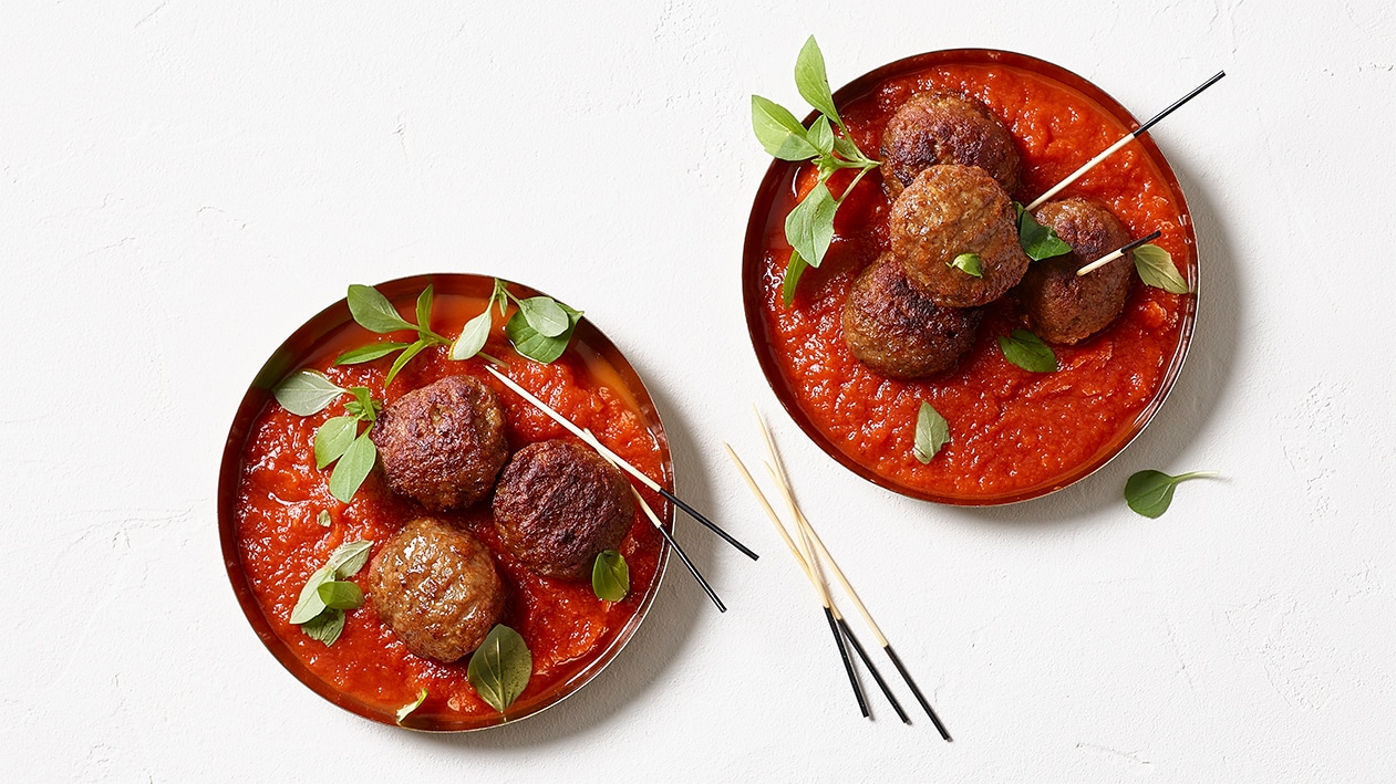 NoMeatballs mit Chili-Tomatensauce – Rezepte