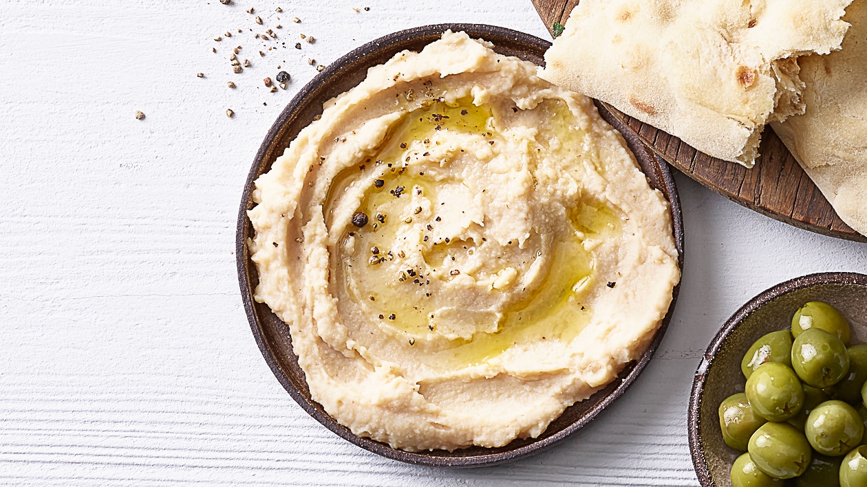 Hummus aus weißen Bohnen – Rezepte